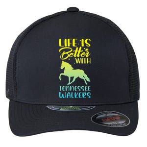 Horse Riding Life Is Better With Tennessee Walkers Flexfit Unipanel Trucker Cap