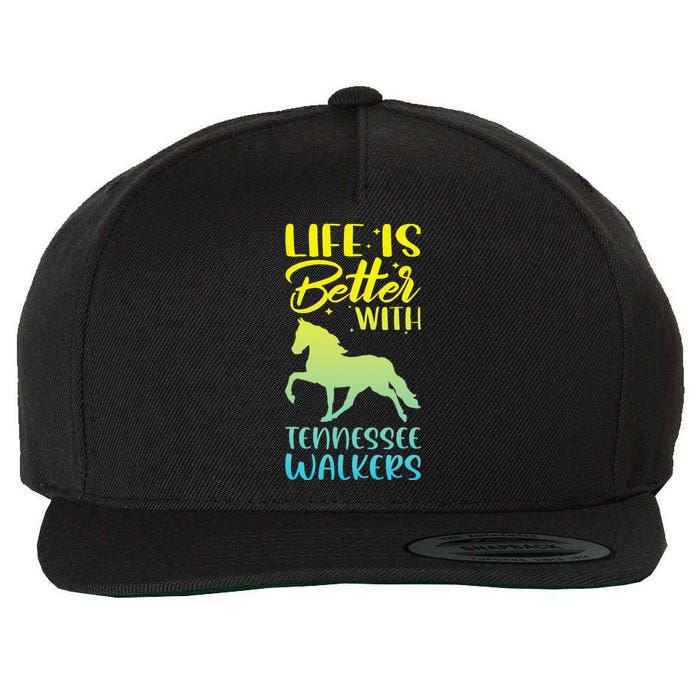 Horse Riding Life Is Better With Tennessee Walkers Wool Snapback Cap