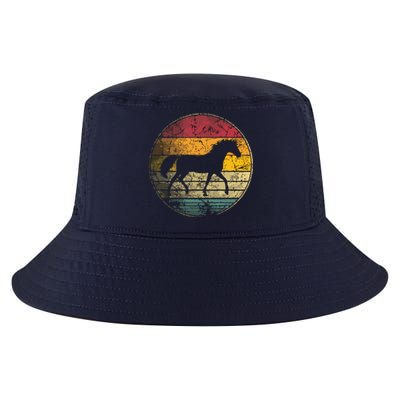 Horse Riding Love Equestrian Girl Vintage Distressed Retro Cool Comfort Performance Bucket Hat