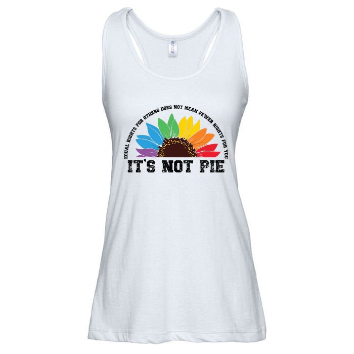 Human Rights Lgbt Pride Its Not Pie Pride Month Ladies Essential Flowy Tank