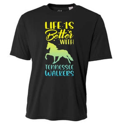 Horse Riding Life Is Better With Tennessee Walkers Cooling Performance Crew T-Shirt