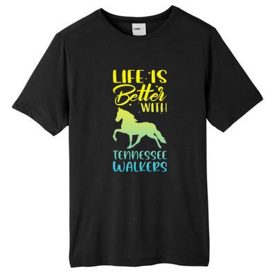 Horse Riding Life Is Better With Tennessee Walkers Tall Fusion ChromaSoft Performance T-Shirt