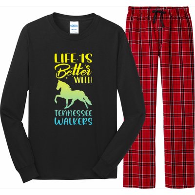 Horse Riding Life Is Better With Tennessee Walkers Long Sleeve Pajama Set