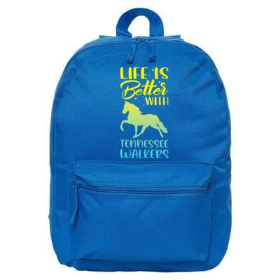 Horse Riding Life Is Better With Tennessee Walkers 16 in Basic Backpack