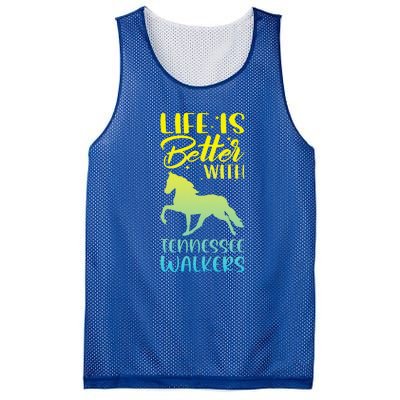 Horse Riding Life Is Better With Tennessee Walkers Mesh Reversible Basketball Jersey Tank