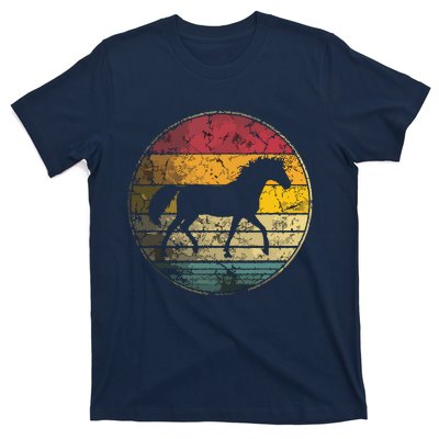 Horse Riding Love Equestrian Vintage Distressed Retro T-Shirt