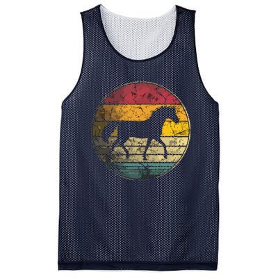 Horse Riding Love Equestrian Vintage Distressed Retro Mesh Reversible Basketball Jersey Tank