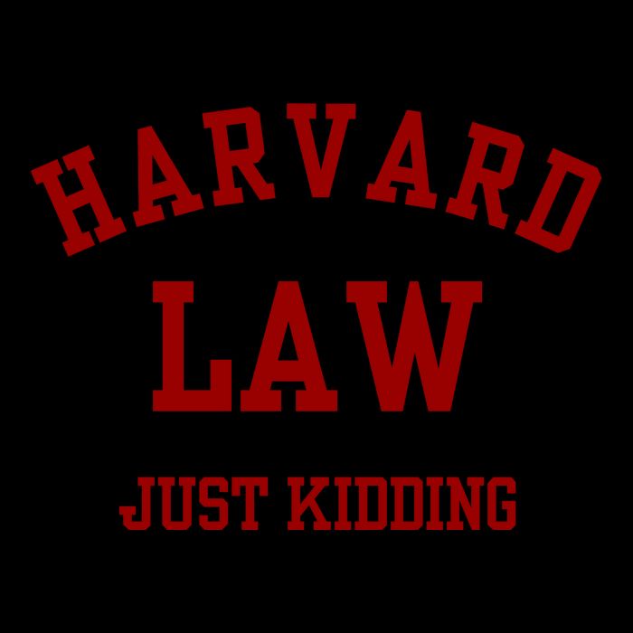 Harva Rd Law Just Kidding Zip Tote Bag