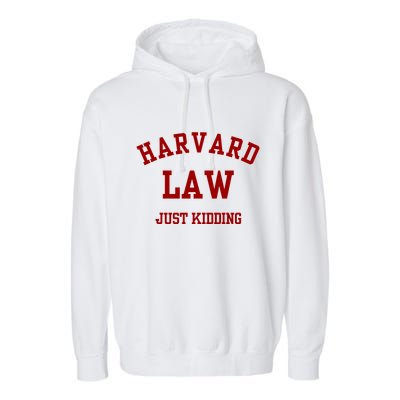 Harva Rd Law Just Kidding Garment-Dyed Fleece Hoodie