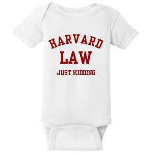 Harva Rd Law Just Kidding Baby Bodysuit