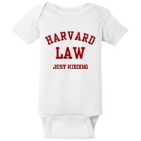 Harva Rd Law Just Kidding Baby Bodysuit