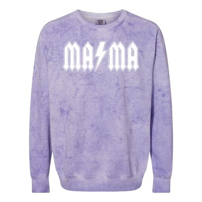 Hard Rock Mama Lightning Bolt Colorblast Crewneck Sweatshirt