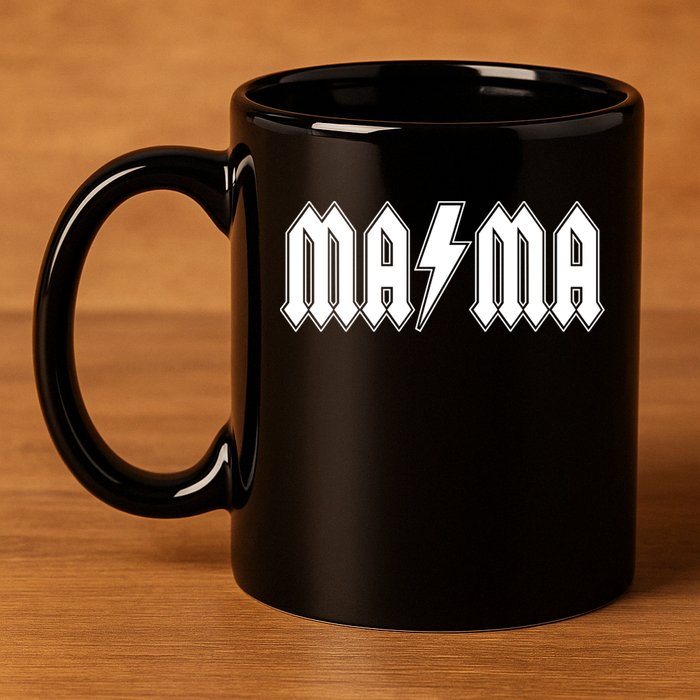 Hard Rock Mama Lightning Bolt 11oz C Handle Ceramic Mug