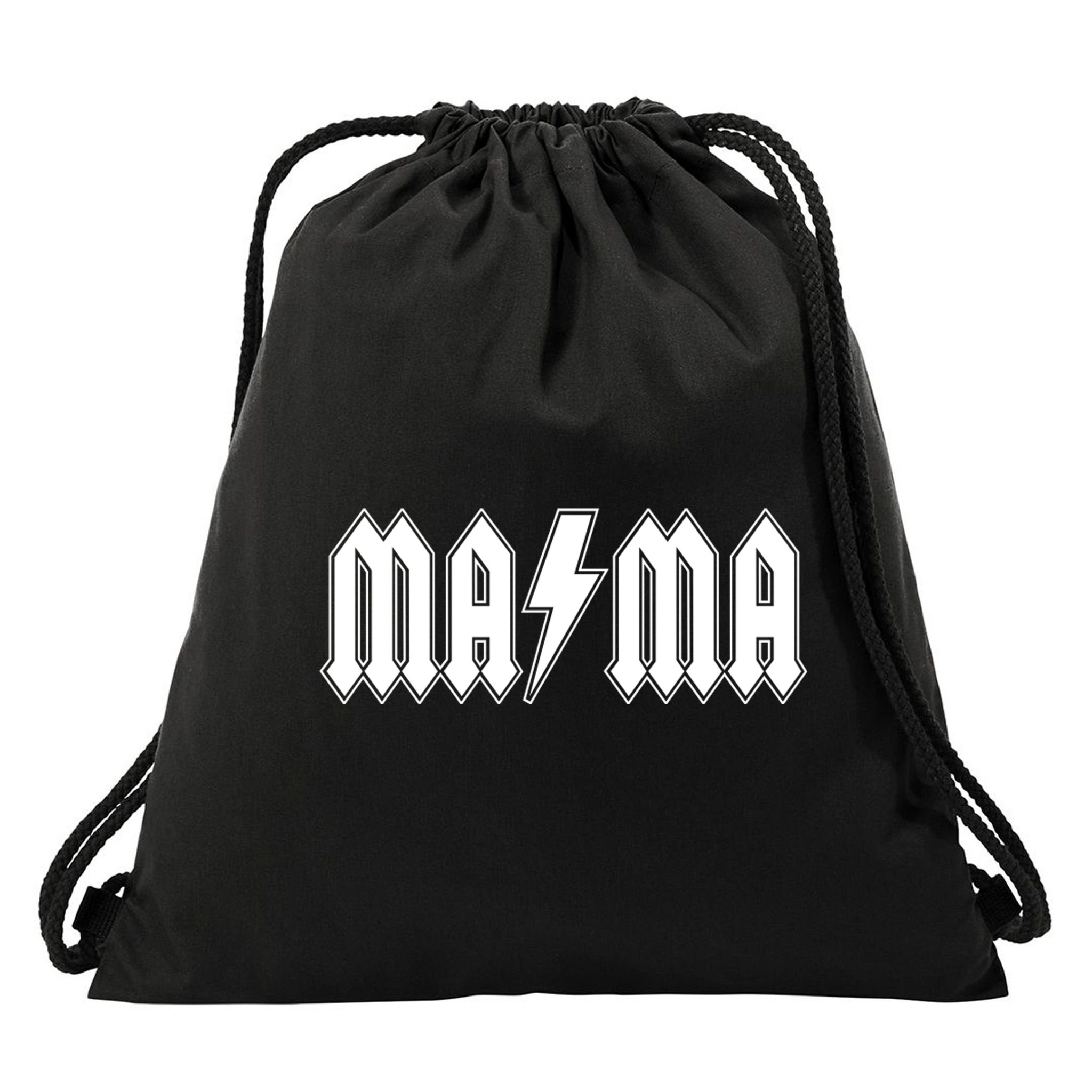 Hard Rock Mama Lightning Bolt Drawstring Bag