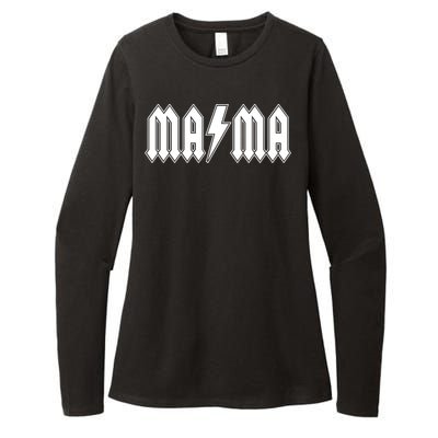 Hard Rock Mama Lightning Bolt Womens CVC Long Sleeve Shirt