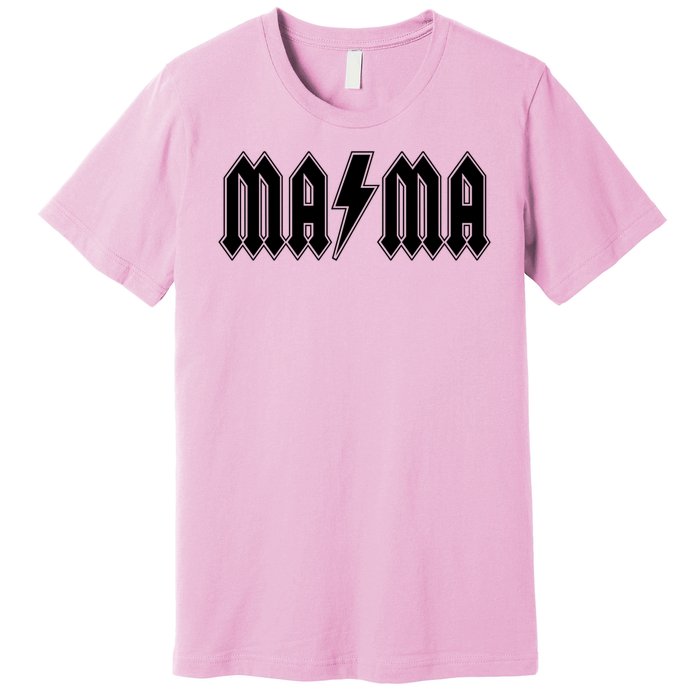 Hard Rock Mama Lightning Bolt Premium T-Shirt