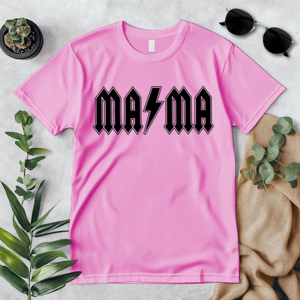 Hard Rock Mama Lightning Bolt Premium T-Shirt