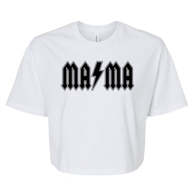 Hard Rock Mama Lightning Bolt Bella+Canvas Jersey Crop Tee