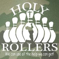 Holy Rollers Matching Bowling Team Legacy Tie Dye Trucker Hat