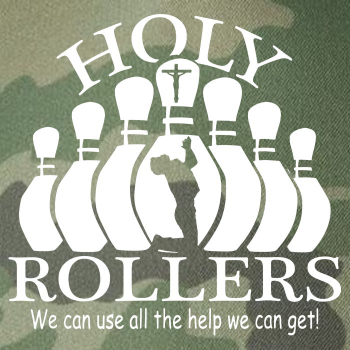 Holy Rollers Matching Bowling Team Legacy Tie Dye Trucker Hat