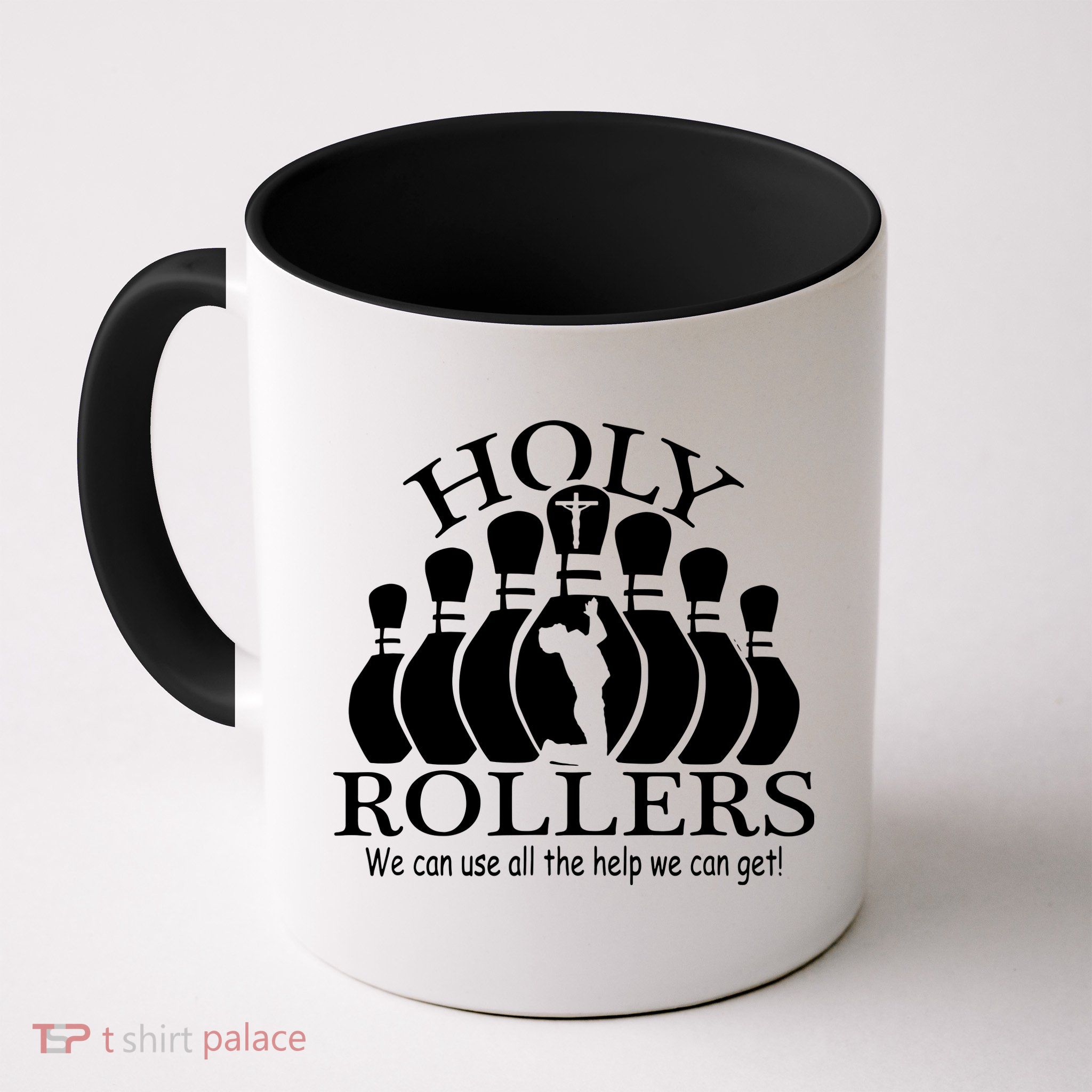 Holy Rollers Matching Bowling Team Mug