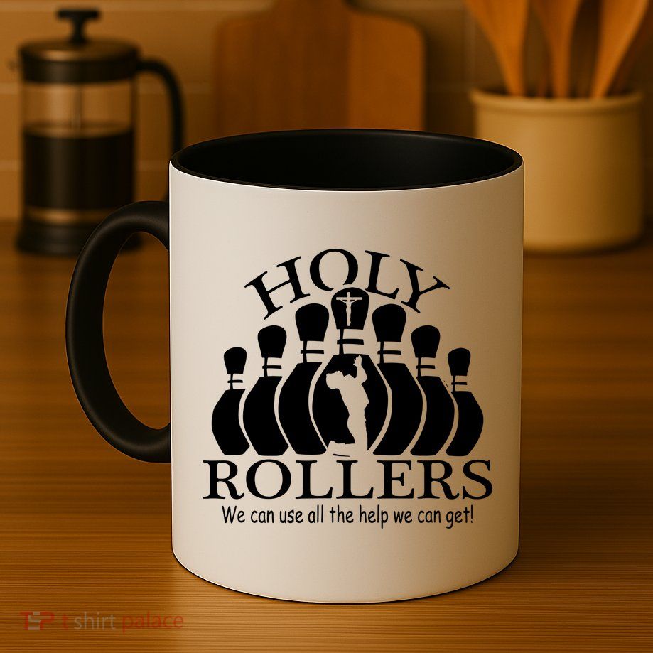 Holy Rollers Matching Bowling Team Mug