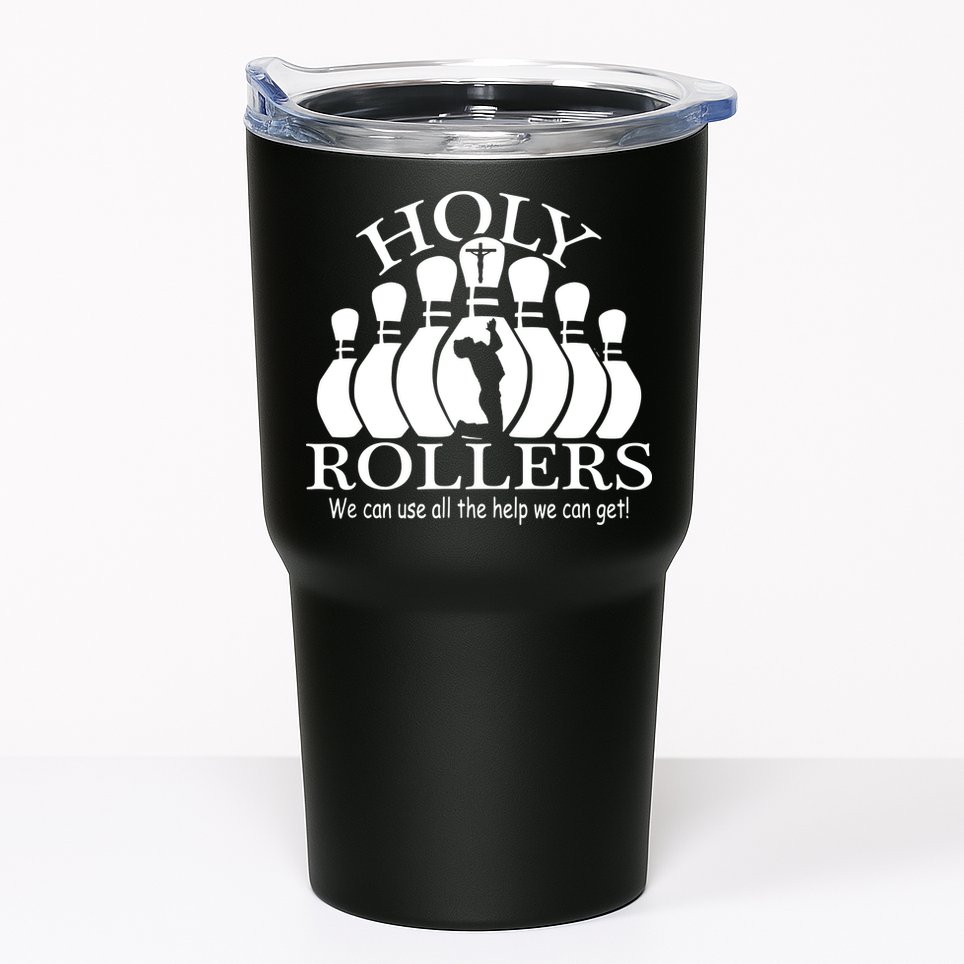 Holy Rollers Matching Bowling Team Tumbler
