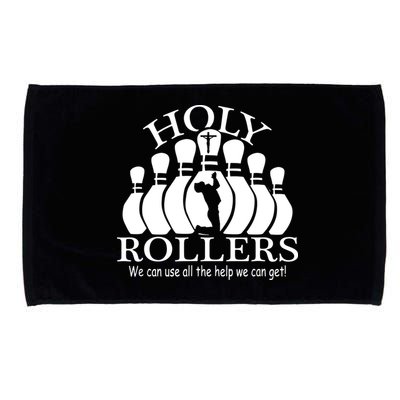 Holy Rollers Matching Bowling Team Microfiber Hand Towel