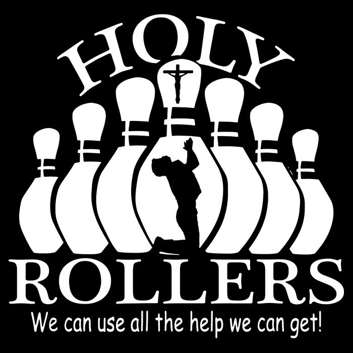 Holy Rollers Matching Bowling Team Wool Snapback Cap