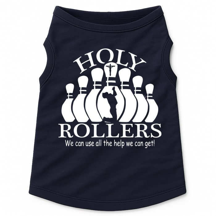 Holy Rollers Matching Bowling Team Doggie Tank