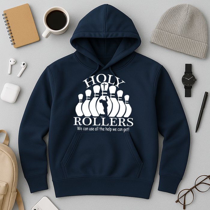 Holy Rollers Matching Bowling Team Hoodie
