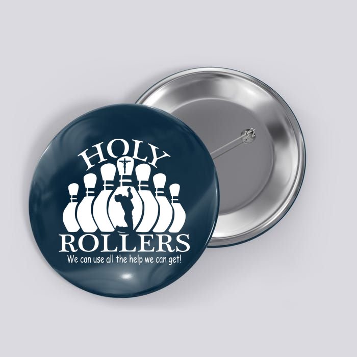 Holy Rollers Matching Bowling Team Button