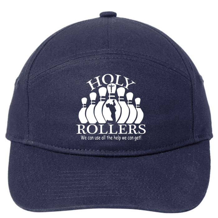 Holy Rollers Matching Bowling Team 7-Panel Snapback Hat