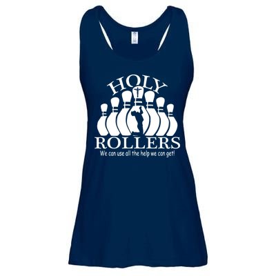 Holy Rollers Matching Bowling Team Ladies Essential Flowy Tank