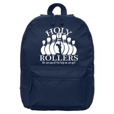Holy Rollers Matching Bowling Team 16 in Basic Backpack
