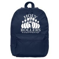 Holy Rollers Matching Bowling Team 16 in Basic Backpack