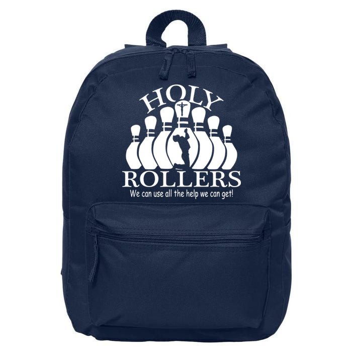 Holy Rollers Matching Bowling Team 16 in Basic Backpack