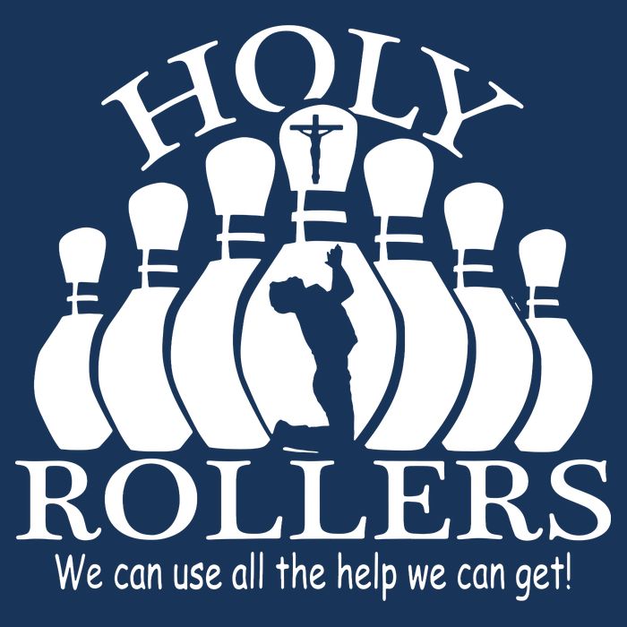 Holy Rollers Matching Bowling Team 16 in Basic Backpack