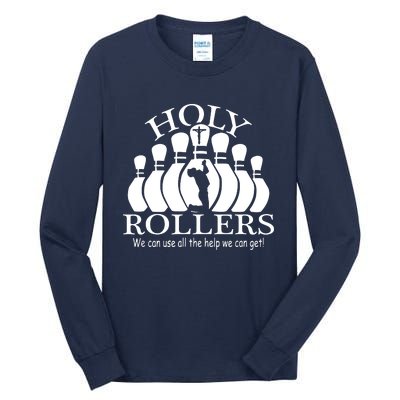 Holy Rollers Matching Bowling Team Tall Long Sleeve T-Shirt