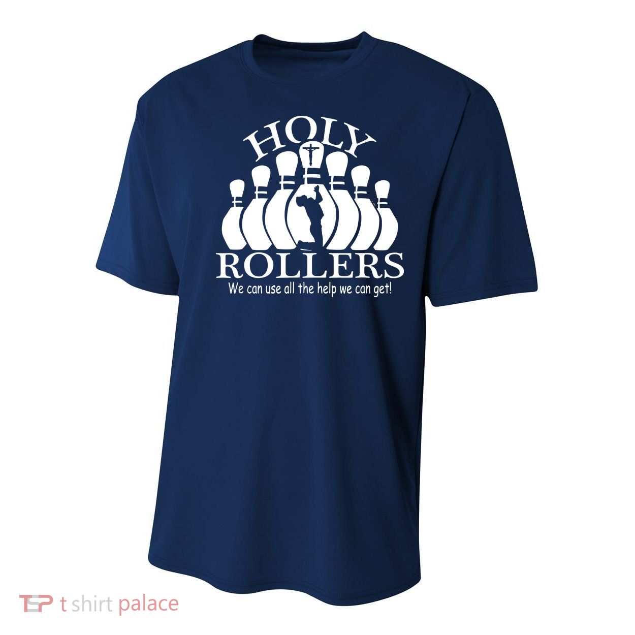 Holy Rollers Matching Bowling Team Youth Performance Sprint T-Shirt