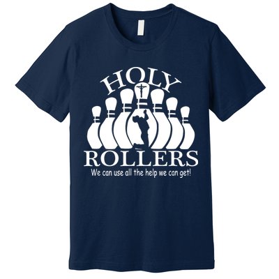Holy Rollers Matching Bowling Team Premium T-Shirt
