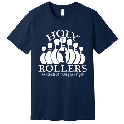 Holy Rollers Matching Bowling Team Premium T-Shirt