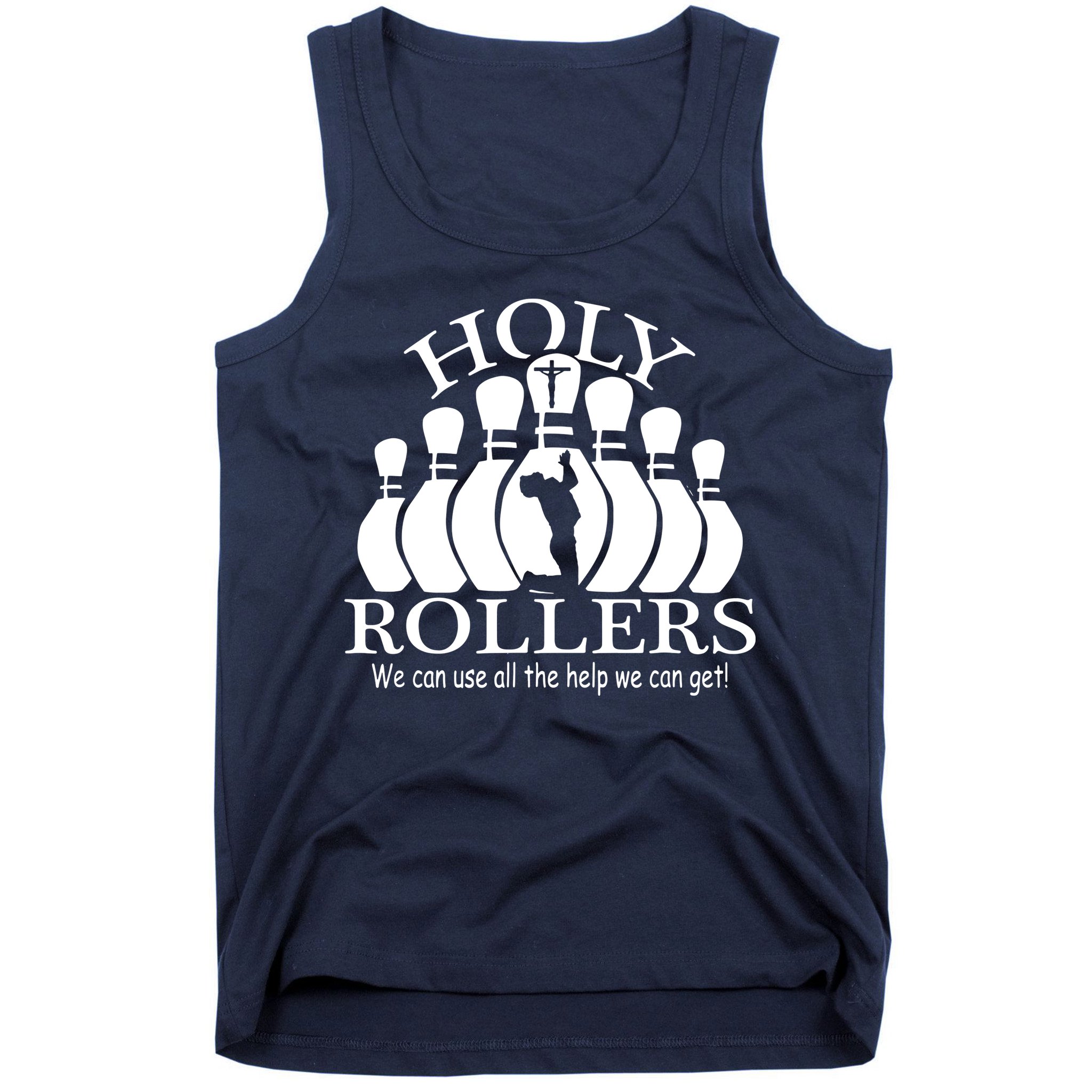 Holy Rollers Matching Bowling Team Tank Top
