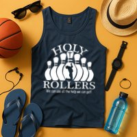 Holy Rollers Matching Bowling Team Tank Top