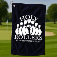 Holy Rollers Matching Bowling Team Golf Towel