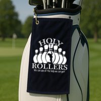 Holy Rollers Matching Bowling Team Golf Towel