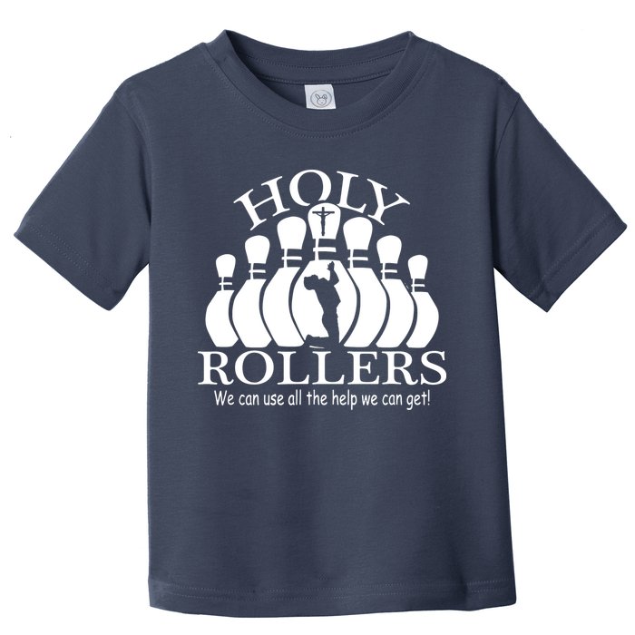 Holy Rollers Matching Bowling Team Toddler T-Shirt