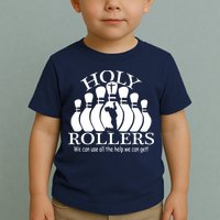 Holy Rollers Matching Bowling Team Toddler T-Shirt
