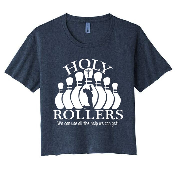 Holy Rollers Matching Bowling Team Crop Top