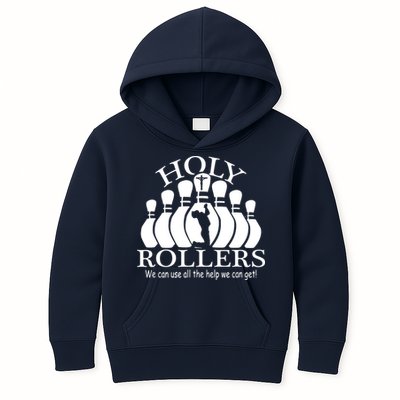 Holy Rollers Matching Bowling Team Kids Hoodie